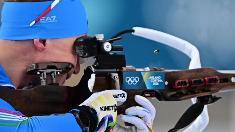 Lukas Hofer war heute sehr fehleranfällig. © ANSA / MARTIN METELKO