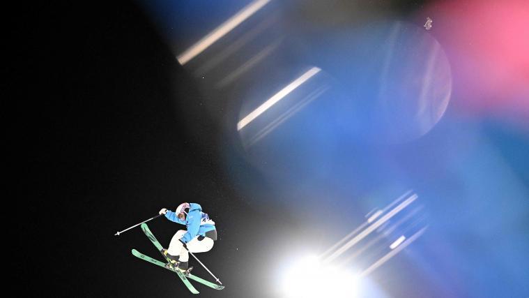 Maria Gasslitter überzeugte auch im Big Air. © APA/afp / KIRILL KUDRYAVTSEV