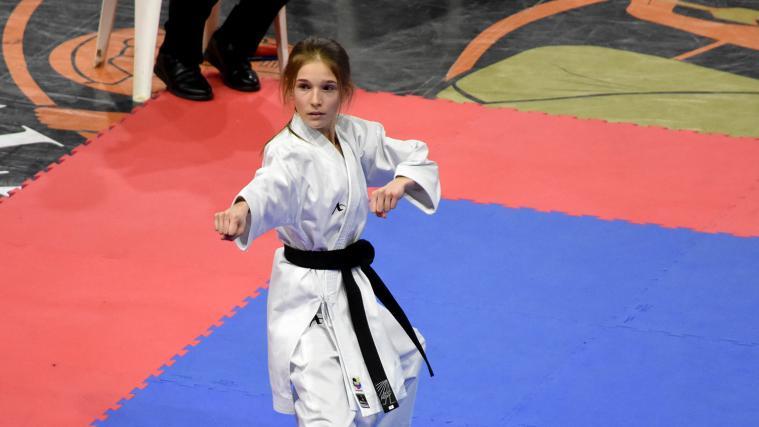 Maria Peintner  sorgte für Furore. © KARATE MUHLBACH