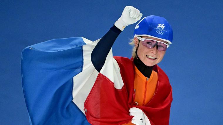 Marijke Groenewoud wurde nach ihrem Olympiasieg besonders überrascht. © APA/afp / PIERO CRUCIATTI