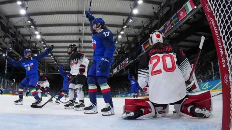 Matilde Fantin (Nummer 17) führte Italien gegen Japan zum Sieg. © APA/afp / TAO XIYI