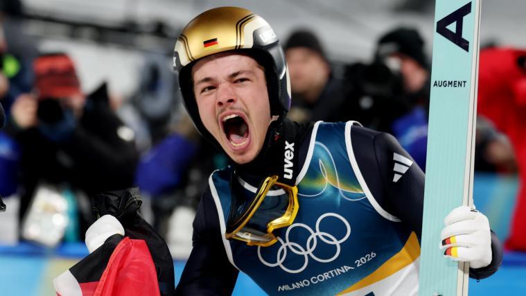 Philipp Raimund kürte sich zum Olympiasieger. © ANSA / FILIP SINGER
