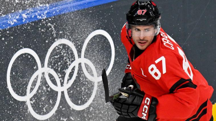 Sidney Crosby hat sich verletzt. © APA/afp / ALEXANDER NEMENOV