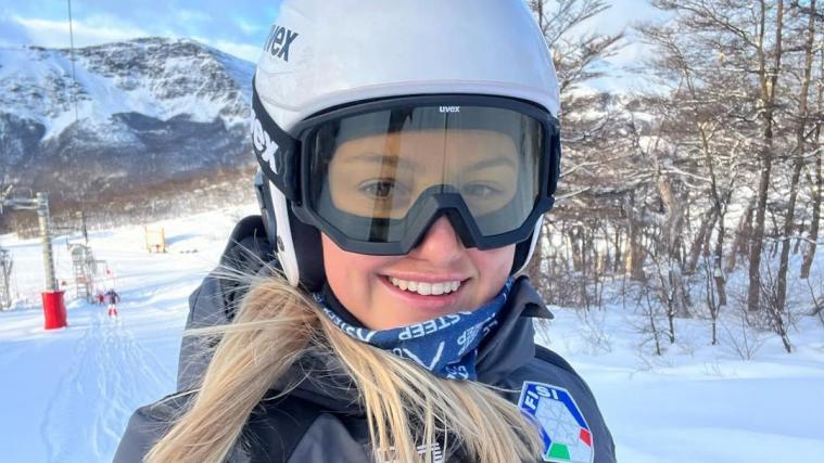 Sophie Mathiou steht im Europacup-Riesentorlauf zurzeit ganz vorne.