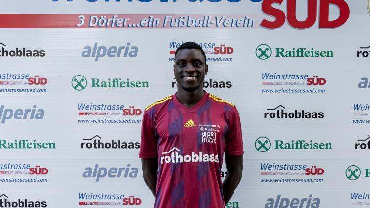 Thierno Diagne leistete sich gegen Natz eine schwere Täglichkeit. © Weinstraße Süd