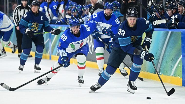 Tommaso De Luca & Co. hatten gegen Finnland keine Chance. © APA/afp / JULIEN DE ROSA