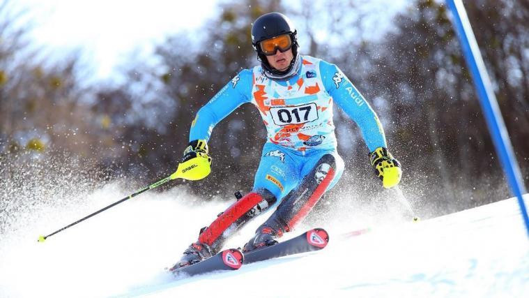 Tommaso Saccardi holte sich den Sieg im Europacup-Slalom. © Tommaso Saccardi