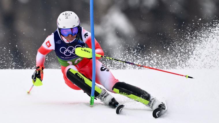 Wendy Holdener könnte ihre letzten Olympischen Spiele bestreiten. © APA/afp / MARCO BERTORELLO