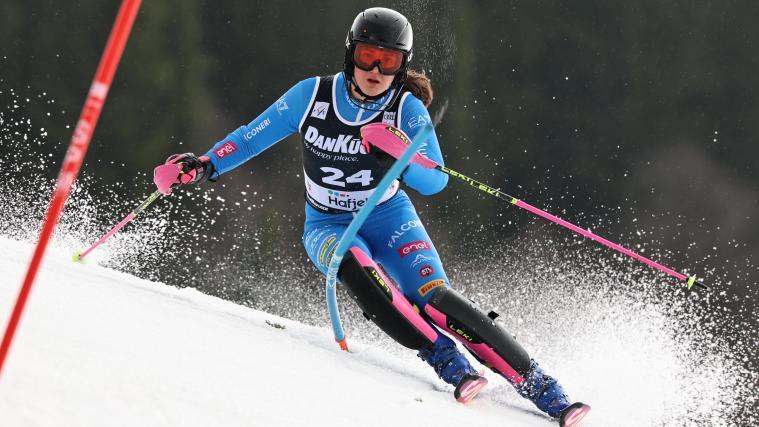 Anna Trocker hat am Dienstag ihr eigenes Skimärchen weiter geschrieben. © Pentaphoto / A. Trovati