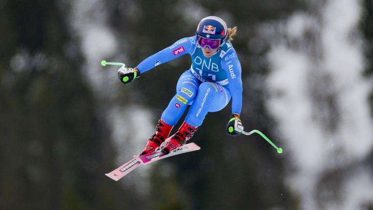 Auf der Jagd nach einem erfolgreichen Abschluss: Sofia Goggia. © ANSA / CORNELIUS POPPE