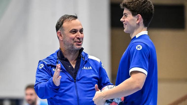 Bob Hanning (links) und Südtirols Handball-Star Leo Prantner (rechts). © Instagram / Luigi Canu | FIGH