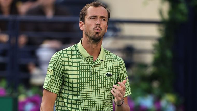 Daniil Medvedev erlebte wilde Tage. © APA/afp / FADEL SENNA