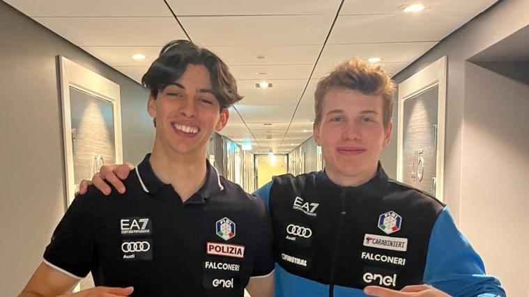 David Castlunger und Jakob Franzelin waren bei der Junioren-WM im Einsatz.