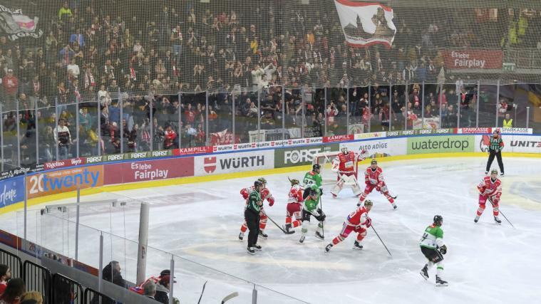 Der HC Bozen musste sich Olimpija Ljubljana geschlagen geben. © Vanna Antonello