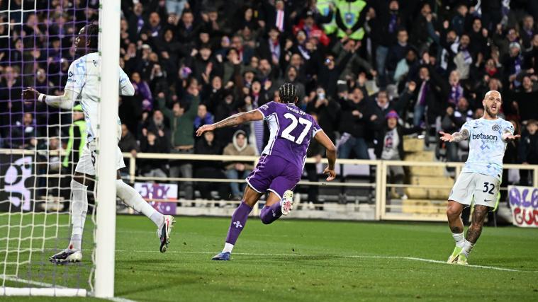 Die Fiorentina glich gegen Inter aus. © ANSA / CLAUDIO GIOVANNINI