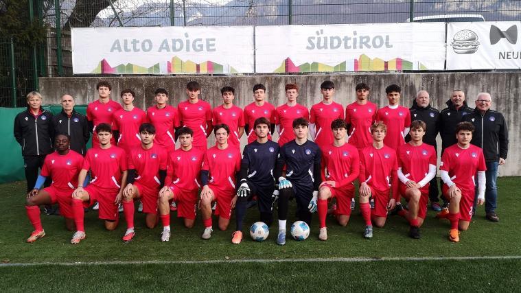 Die Junioren-Auswahl (U19) Südtirols.