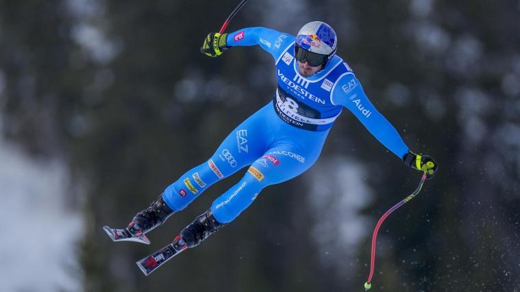 Dominik Paris greift auch im Super-G von Kvitfjell an. © ANSA / CORNELIUS POPPE