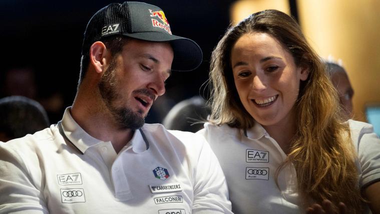 Dominik Paris und Sofia Goggia werden beim Weltcupfinale sicher dabei sein. © APA/afp / MARCO BERTORELLO