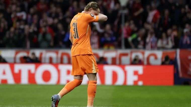 Für Antonin Kinsky war der Königsklassen-Abend früh zu Ende. © ANSA / JUANJO MARTIN