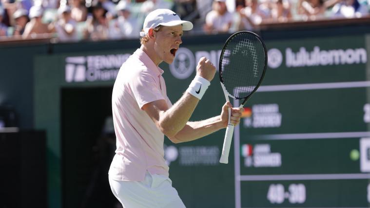 Hoch erfreut: Jannik Sinner © ANSA / JOHN G. MABANGLO