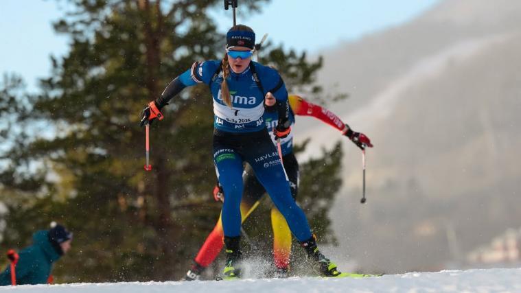 Karoline Erdal (im BIld) und Martin Nevland jubelten in Lake Placid. © Instagram