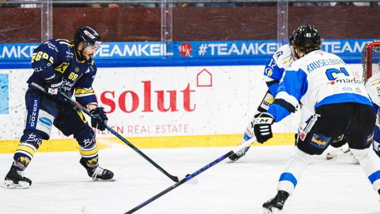 Leo Kruselburger (r.) bekommt es mit dem amtierenden Meister aus Zell am See zu tun. © EKZ