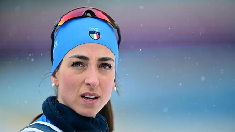 Lisa Vittozzi führt Italiens Biathlon-Team an. © ANSA / MARTIN METELKO