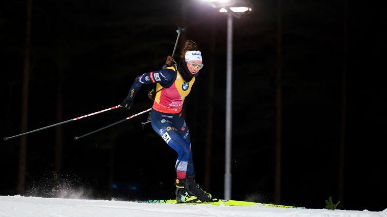 Lou Jeanmonnot und Co. erlebten einen relativ enttäuschenden Tag. © APA/afp / MINNA RAITAVUO