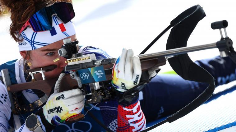 Lou Jeanmonnot und die Französinnen sind die großen Gejagten. © APA/afp / FRANCK FIFE