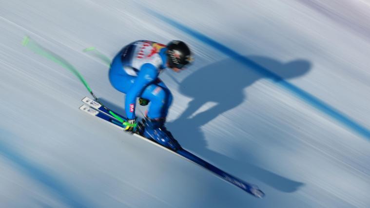 Max Perathoner in Aktion. © ANSA / ANNA SZILAGYI