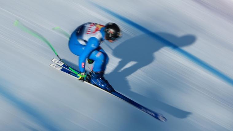 Max Perathoner steht mit den Azzurri in Courchevel im Einsatz. © ANSA / ANNA SZILAGYI