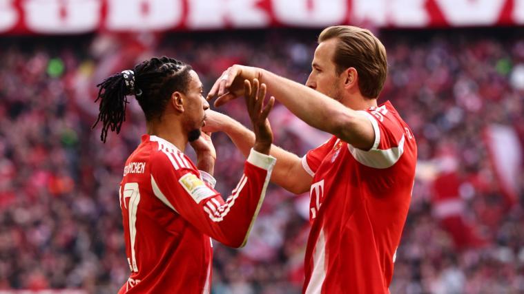 Michael Olise und Harry Kane haben einen weiteren Sieg eingefahren. © ANSA / ANNA SZILAGYI