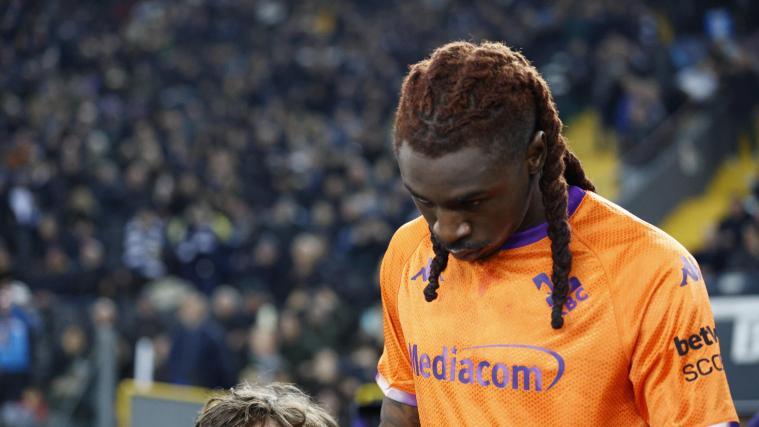 Moise Kean taumelt mit der Fiorentina weiter. © ANSA / Mattia Radoni
