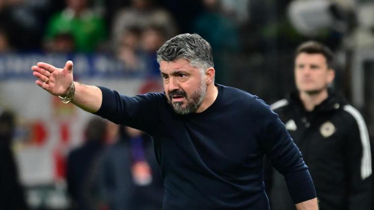 Nationaltrainer Rino Gattuso wird seine Azzurri nach vorne peitschen. © ANSA / MICHELE MARAVIGLIA / Z81
