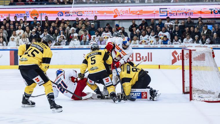 Pustertal bot einen mannschaftlich geschlossenen Auftritt. © Gintare Karpaviciute - EC Red Bull Salzburg