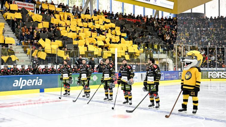 Pustertal feierte vor ausverkauftem Haus einen Sieg. © I. Foppa / HC Pustertal