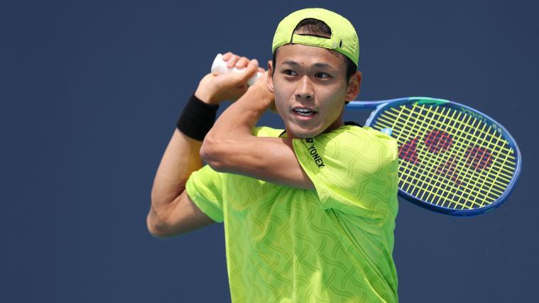 Rei Sakamoto feierte in Miami seinen ersten Profisieg. © APA / AL BELLO