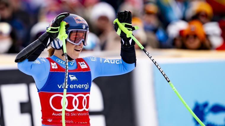 Sofia Goggia hat die kleine Kristallkugel im Super-G gewonnen. © ANSA / JEAN-CHRISTOPHE BOTT