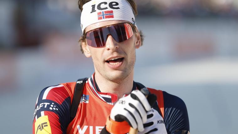 Sturla Holm Laegreid greift an. © ANSA / TOMS KALNINS