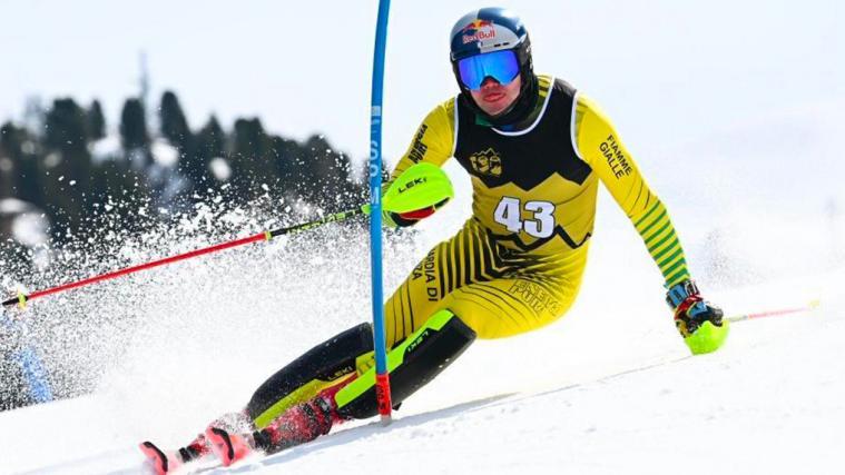 Alex Vinatzer krallte sich den Italienmeistertitel im Slalom. © fisi