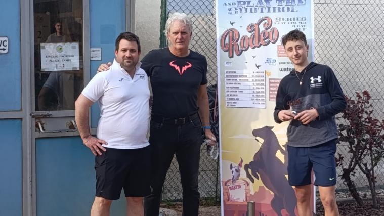 Andrea Bianchi, Giovanni Passoni und Turniersieger Patrick Innocenti.