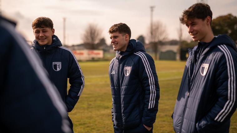 Away game: On Sunday, Simon Larcher, Alexander Gander and Michael Kofler (from left) are heading off on another away trip. © P. Schwienbacher