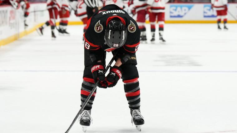 Claude Giroux und die Senators müssen einen Sweep hinnehmen. © APA / TIM AUSTEN/FREESTYLE PHOTO
