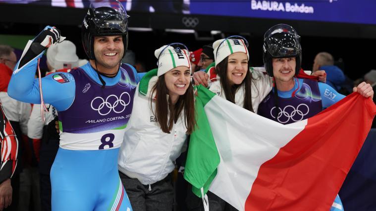 Die Rodlerinnen und Rodler räumten bei Olympia ab. © FELICE CALABRO' / Felice Calabro'
