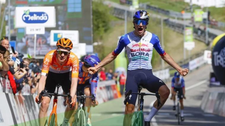 Giulio Pellizzari gewann die Vinschgau-Etappe  mit dem Ziel in Martell. © Tour of the Alps