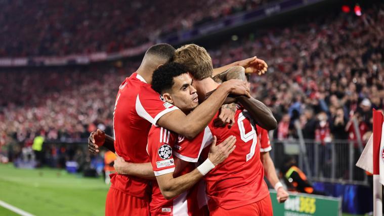 Harry Kane (Nummer 9) musste mit Bayern gegen Real  zittern. © ANSA / RONALD WITTEK