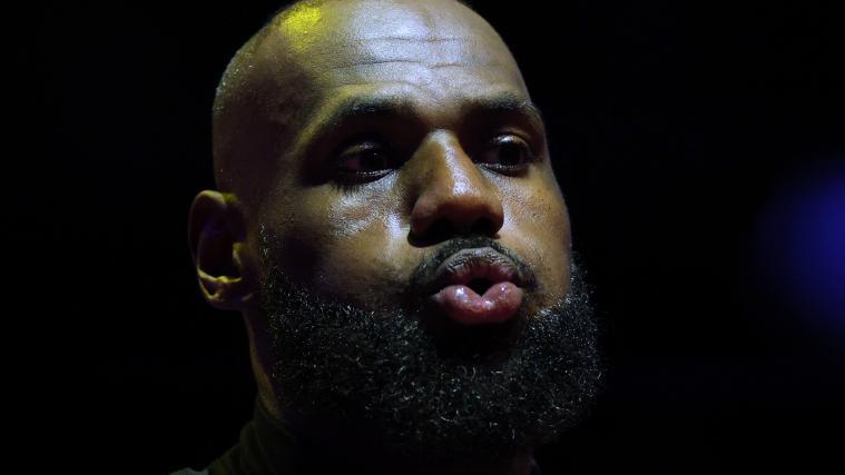 Lakers-Superstar LeBron James polterte. © APA / HARRY HOW