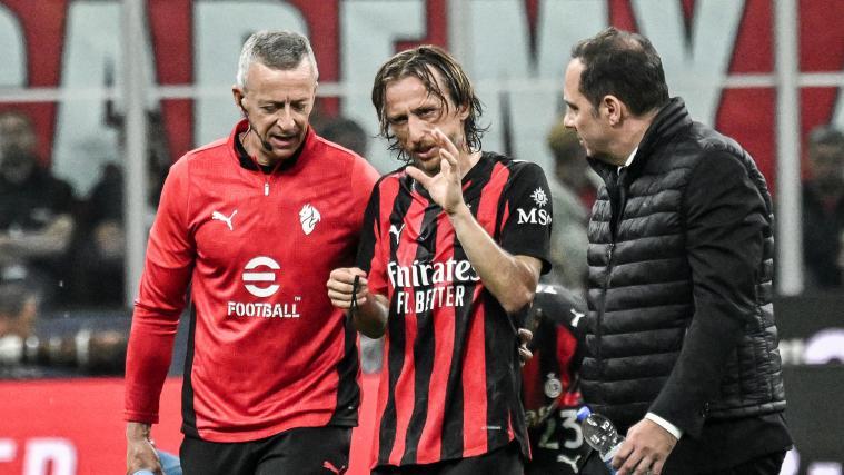 Luka Modric verletzte sich schwer. © ANSA / MATTEO BAZZI