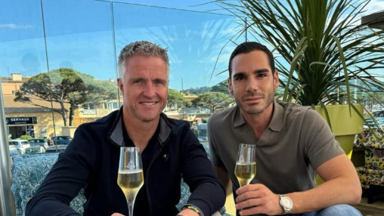 Ralf Schumacher (à gauche) avec son partenaire Étienne.