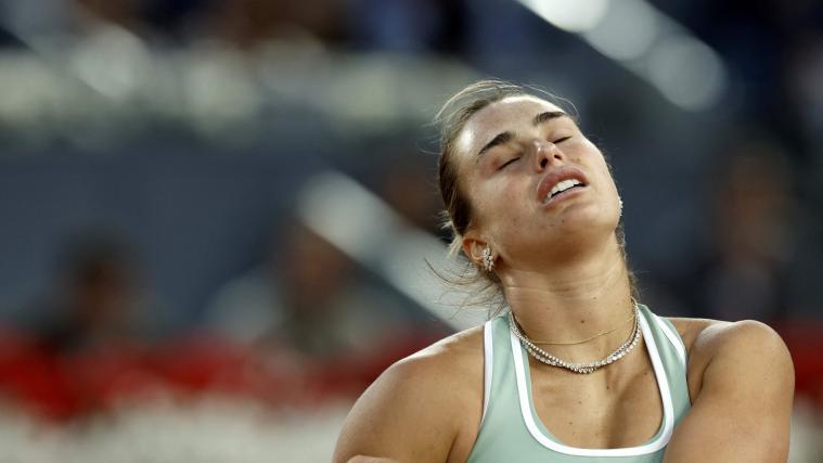 Auch Aryna Sabalenka forderte mehr Preisgeld. © APA/afp / OSCAR DEL POZO